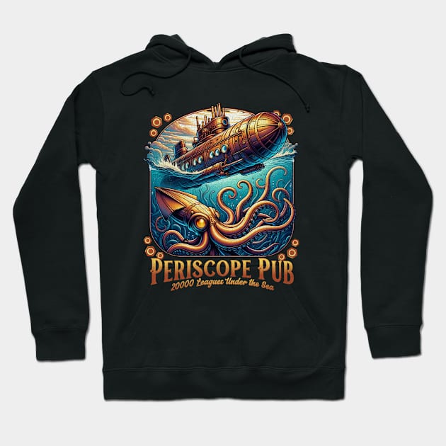 The Periscope Pub Aboard the Treasure Cruise Ship Hoodie by Joaddo